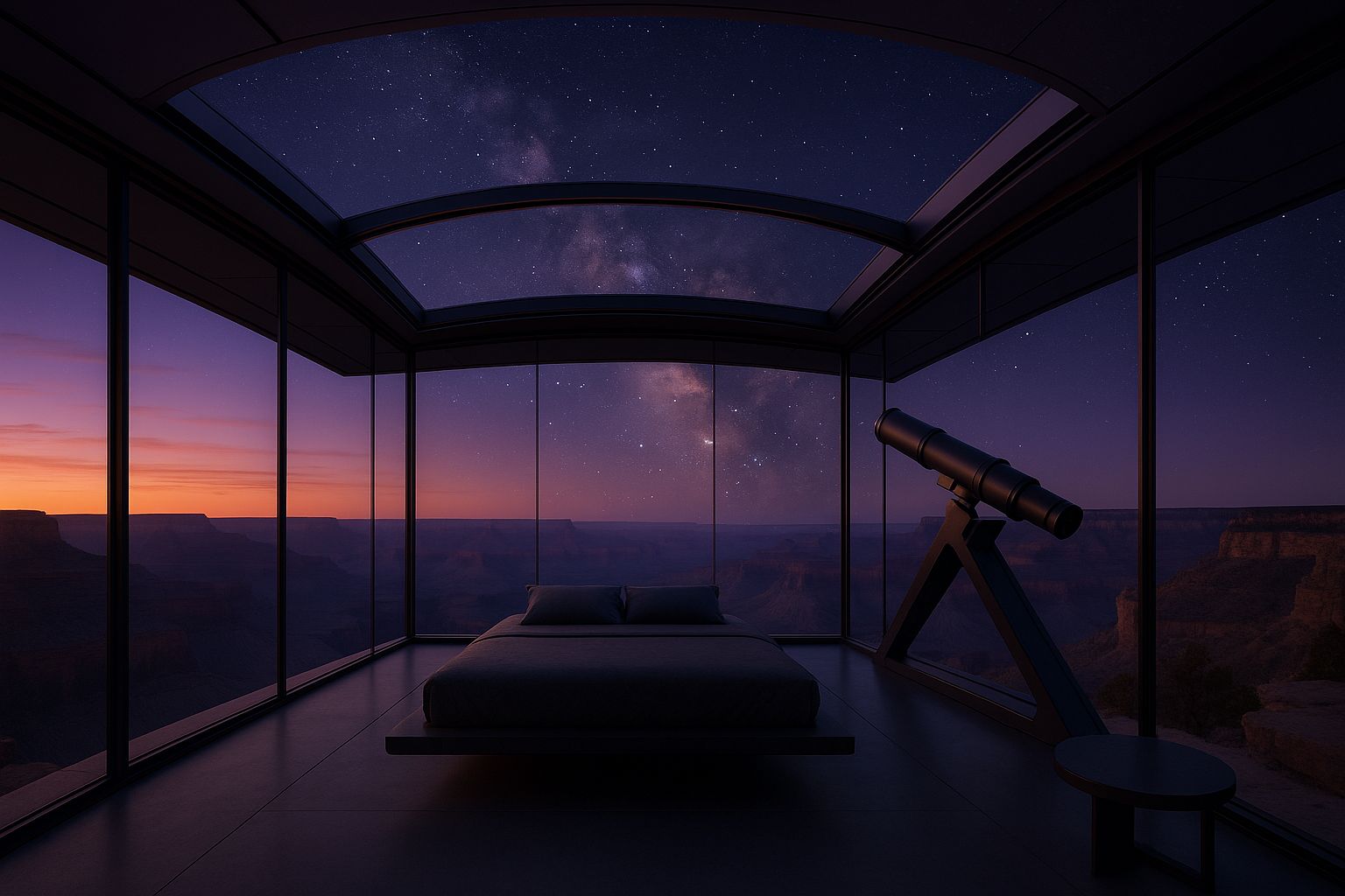 Future Quantum Space Resorts locations - 8 luxury stargazing resorts across Southwest USA